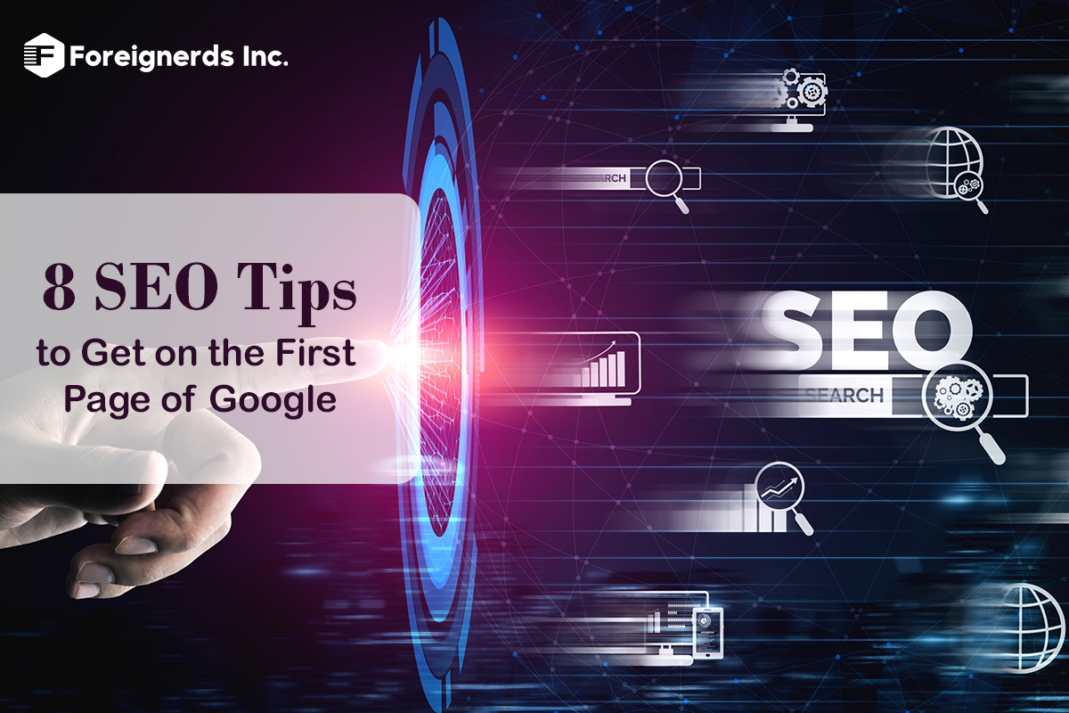8 SEO Tips to Get on the First Page of Google 3